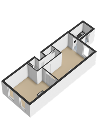 Floorplan - Provenierssingel 38A02, 3033 EM Rotterdam